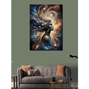 Kanvas Tablo Soyut Kadın Yüzü 70x100 cm
