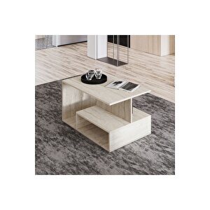 Vera S004 Orta Sehpa Traverten, Ev-ofis Bej