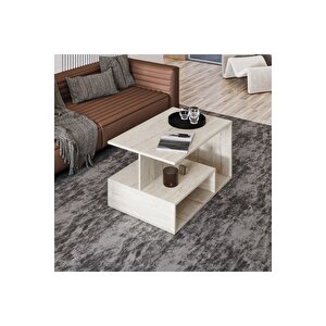 Vera S004 Orta Sehpa Traverten, Ev-ofis Bej