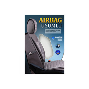 Subaru Outback Lüx Deri Oto Koltuk Kılıfı Ön Arka Takım Set Safir Serisi Füme