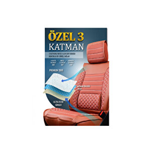 Chevrolet Cruze Hb Lüx Deri Oto Koltuk Kılıfı Ön Arka Takım Set Safir Serisi Tarçin