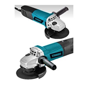 Alman 4600 Watt Professional Sjs Çift Metal Şanzuman Avuç Içi Taşlama Makinesi 125 Mm