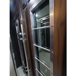 Tezdoor Ahşap Desenli Bina Apartman Giriş Kapıları