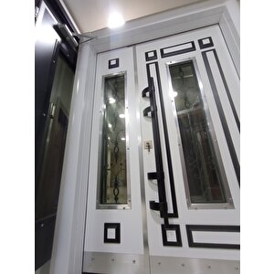Tezdoor Beyaz Apartman Giriş Kapıları