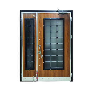 Tezdoor Ahşap Desenli Apartman Giriş Kapıları