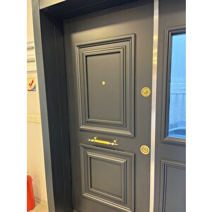 Antrasit Lake Boyalı Villa Kapıları