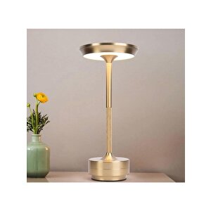 Toronto Şarjli Masa Lambasi Gold Dokunmati̇k (ct-8438)