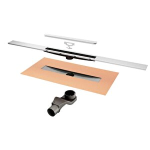 River Duş Kanalı Yandan Çıkışlı 80 Cm Mat Satine
