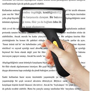 84026 Köşeli Mercekli Okuma Büyüteci