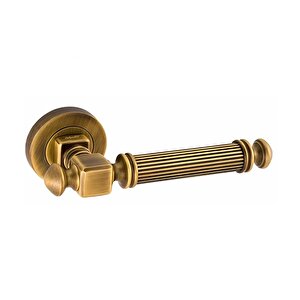 Doğanlar Konsept Bosfor Rozetli Kapı Kolu Olifka Antik Sarı Wc