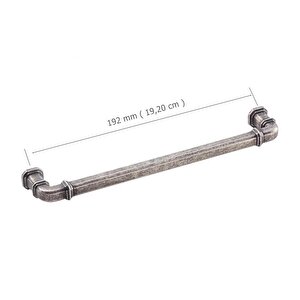 5 Adet Doğanlar Gusto 192 Mm Mobilya Kulp Antik Gümüş
