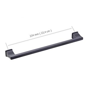 5 Adet Doğanlar Techno 224 Mm Mobilya Kulp Mat Siyah