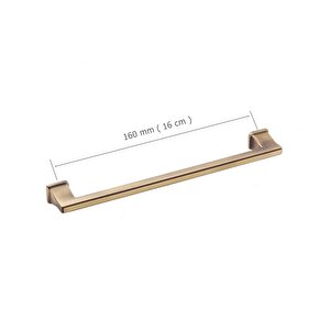 5 Adet Doğanlar Techno 160 Mm Mobilya Kulp Olifka Antik Sarı