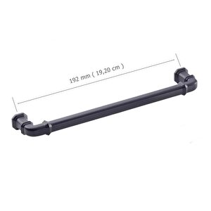 5 Adet Doğanlar Gusto 192 Mm Mobilya Kulp Mat Siyah
