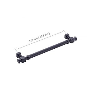 5 Adet Doğanlar Dragon 128 Mm Mobilya Kulp Mat Siyah