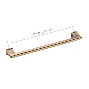 5 Adet Doğanlar Techno 224 Mm Mobilya Kulp Olifka Antik Sarı