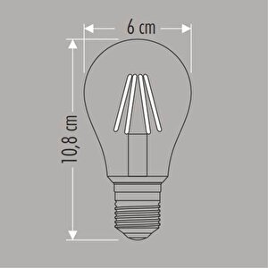 8w Edison Led Ampul Günışığı E27 Cat Ct-4217g