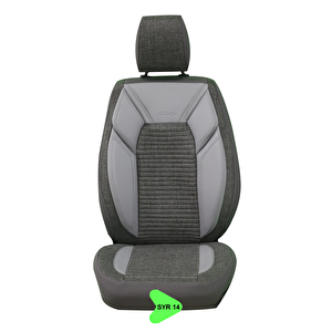 K-design Sinyor Model Keten Deri̇ Ticari Universal Oto Koltuk Kılıfı - Syr14