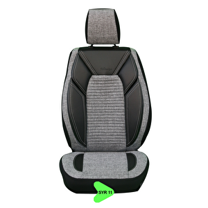 K-design Sinyor Model Keten Deri̇ Ticari Universal Oto Koltuk Kılıfı - Syr11
