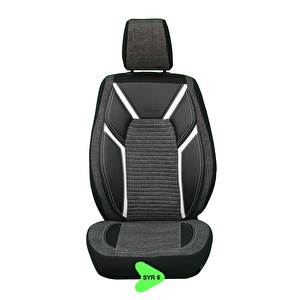 K-design Sinyor Model Keten Deri̇ Universal Oto Koltuk Kılıfı - Syr6
