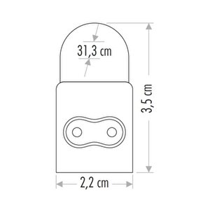 5w T5 Led Bant Armatür Beyaz 31cm Anahtarlı Ct-2466b
