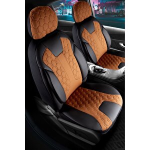 Renault Megane 2 Hb Lüx Deri Detaylı Oto Koltuk Kılıfı Ön Arka Takım Cyrus Tarçin