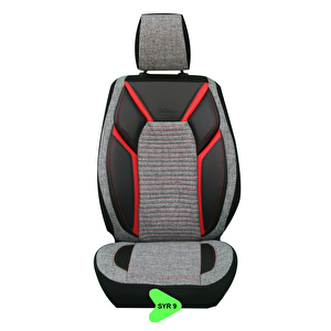 K-design Sinyor Model Keten Deri̇ Ticari Universal Oto Koltuk Kılıfı - Syr9
