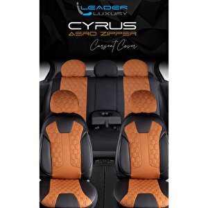 Land Rover Freelander Lüx Deri Detaylı Oto Koltuk Kılıfı Ön Arka Takım Cyrus Tarçin