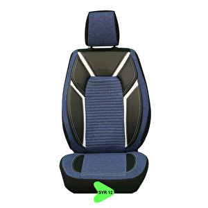 K-design Sinyor Model Keten Deri̇ Ticari Universal Oto Koltuk Kılıfı - Syr12