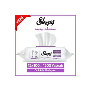 Easy Clean Orkide Bahçesi Yüzey Temizlik Havlusu 12x100 (1200 Yaprak)