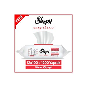 Easy Clean Kiraz Çiçeği Yüzey Temizlik Havlusu 12x100 (1200 Yaprak)