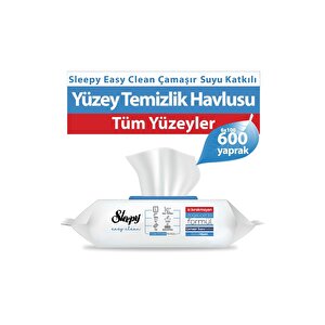 Easy Clean Çamasır Suyu Katkılı Yüzey Temizlik Havlusu 6x100 (600 Yaprak)