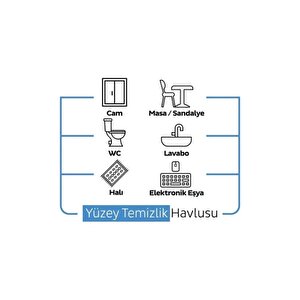 Easy Clean Çamasır Suyu Katkılı Yüzey Temizlik Havlusu 6x100 (600 Yaprak)