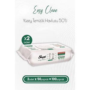Easy Clean Yüzey Temizlik Havlusu 50 X 2 Adet (100 Yaprak)
