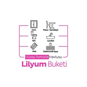 Easy Clean Lilyum Buketi Yüzey Temizlik Havlusu 100 Yaprak