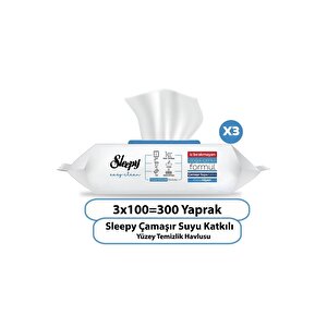Easy Clean Çamaşır Suyu Katkılı Yüzey Temizlik Havlusu 3x100 (300 Yaprak)