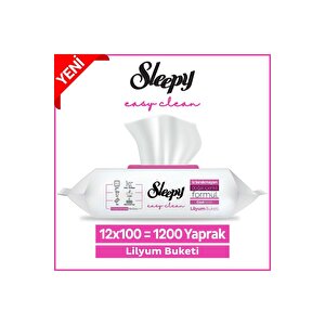 Easy Clean Lilyum Buketi Yüzey Temizlik Havlusu 12x100 (1200 Yaprak)