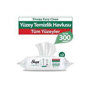 Easy Clean Yüzey Temizlik Havlusu 100 Yaprak X 3 Adet