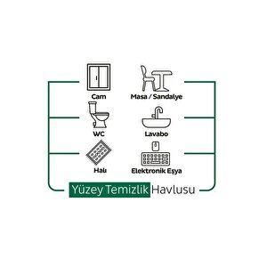 Easy Clean Yüzey Tem. Havlusu 100 X5 Adet