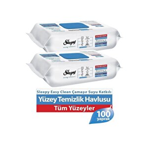 Easy Clean Yüzey Temizlik Havlusu 2 * 100'lü Çamaşır Suyu Katkılı