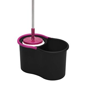 Black Edition Otomatik Temizlik Seti - Kova Mop Seti 958aseri