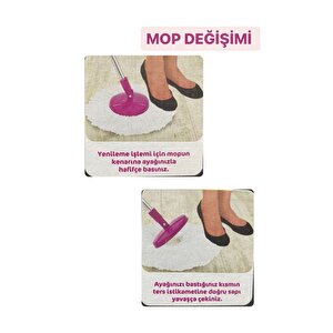 Black Edition Otomatik Temizlik Seti - Kova Mop Seti 958aseri