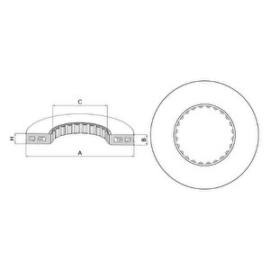 Ön Fren Diski Volvo  Renault 440 040 11 85103803