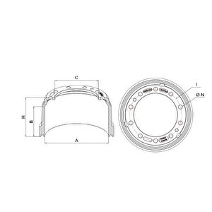 Ford Cargo Ön Kampana 1838 461125ac 040 12