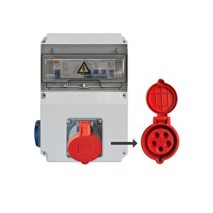 22kw Elektrikli Araç Şarj Cihazı Besleme Kutusu (prizli)