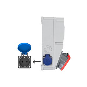 Sgstec 22kw Elektrikli Araç Şarj Cihazı Besleme Kutusu (prizli)
