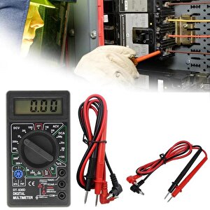 Dijital Avometre Multimetre Ölçü Aleti Dt830d Buzırlı Problar Dahil