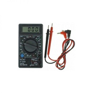 Dijital Avometre Multimetre Ölçü Aleti Dt830d Buzırlı Problar Dahil
