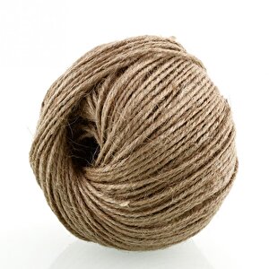 Naturel Doğal Jüt İp Hasır İp Süsleme İpi 100 Gr-100 Metre (2mm Kalınlık) (5 Adet)