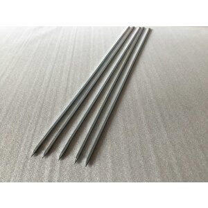 Patlıcan Kebap Şişi Sebze Şişi Transmisyon Demir 8 Mm Kare Kalınlık (15 Adet)